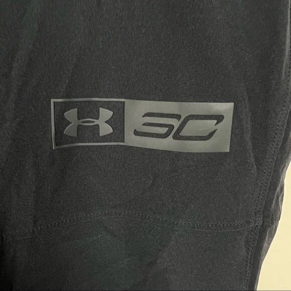 Under Armour SC Stephen Curry loose black elastic waistband active jogger pants - Picture 3 of 10